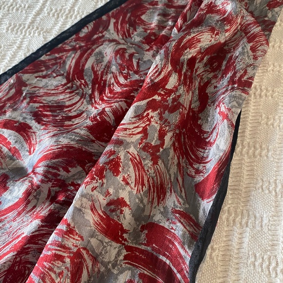 Vintage Anne Klein silk scarf. - Picture 7 of 9